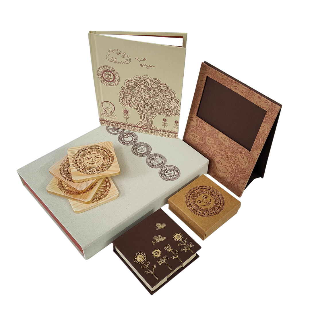 Madhubani Rustic Gift Set Large