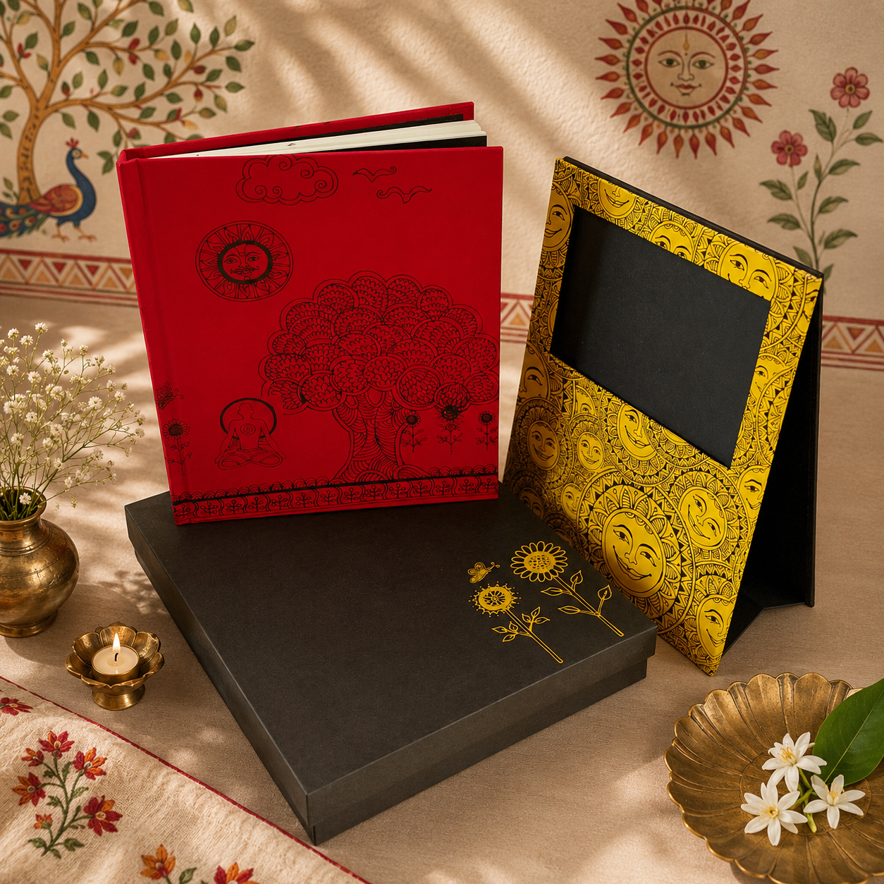 Memories in a box madhubani