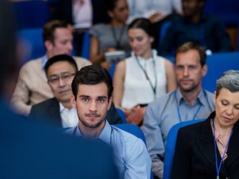 What to give an event guest, delegates seated at a corporate conference
