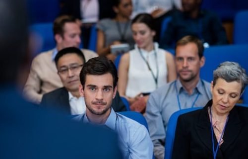 What to give an event guest, delegates seated at a corporate conference